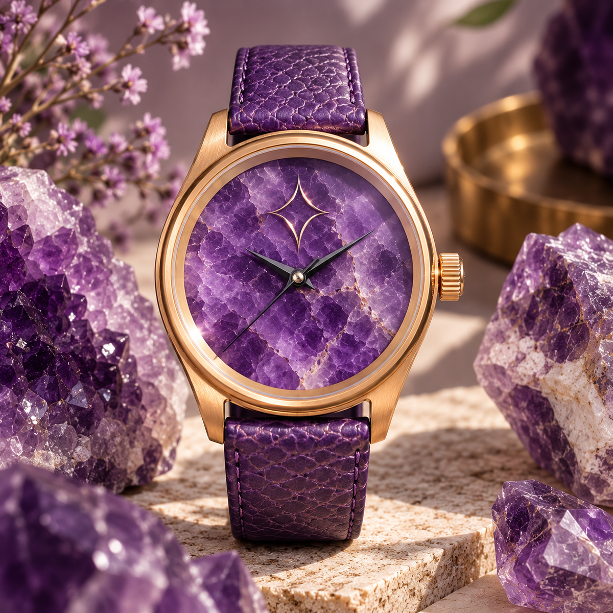 The Amethyst Timepiece