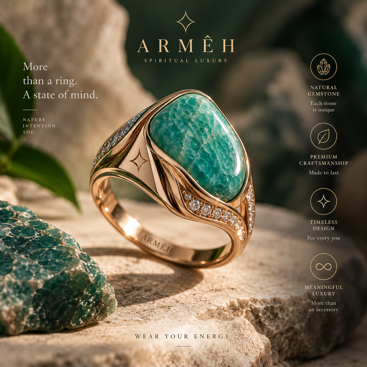 Amazonite Ring